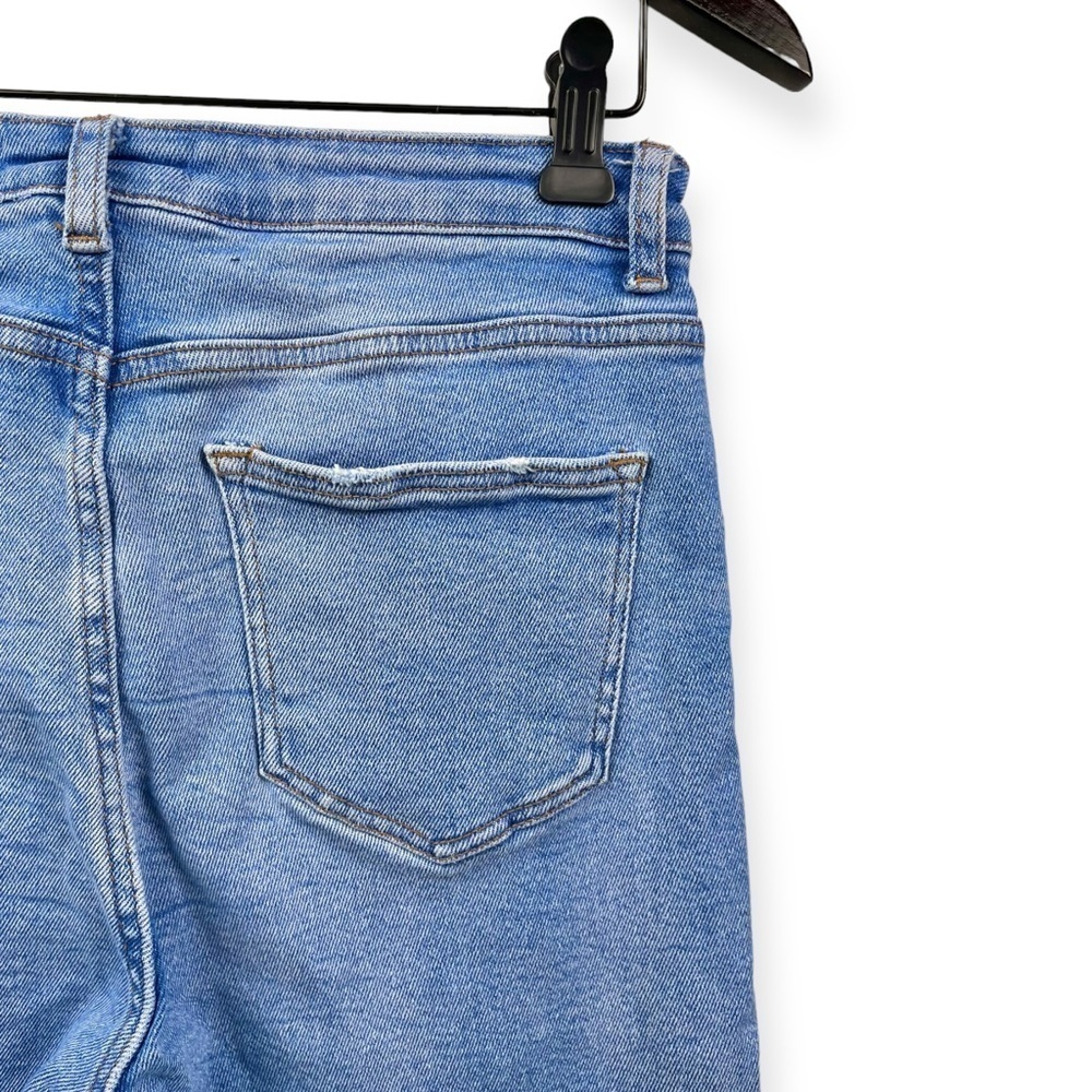 Primark Blue High Waisted Skinny Stretch Jeans Size 8 - Picture 5 of 6